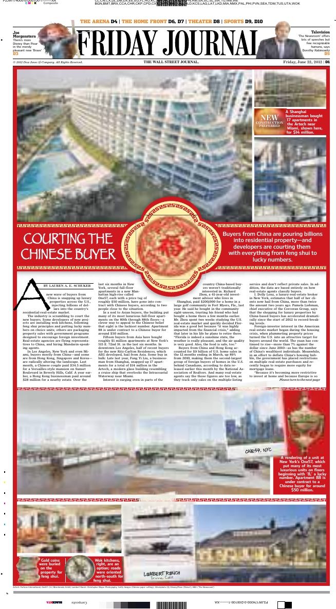 English-language newspaper page