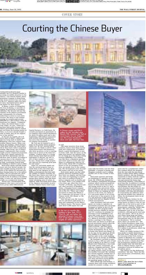English-language newspaper page